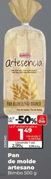 Bimbo - Pan De Molde Artesano