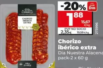 Dia Nuestra Alacena - Chorizo Ibérico Extra 