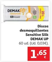 Demak'Up - Discos Desmaquillantes Sensitive Silk