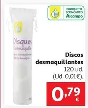 alcampo - Discos Desmaquillantes