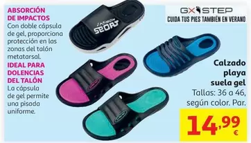 Ideal - Calzado Playa Suela Gel