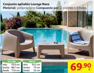 Conjunto Apilable Nara