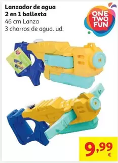 One Two Fun - Lanzador De Agua 2 En 1 Ballesta