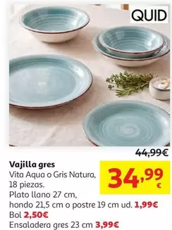 quid - Vajilla Gres