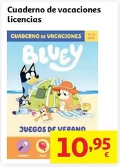 Bluey - Cuaderno De Vacaciones Licencias
