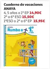 Anaya - Cuaderno De Vacaciones