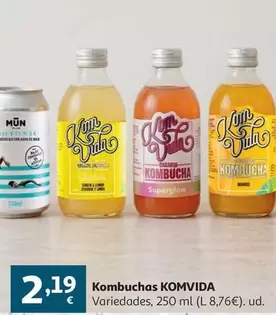 Kombucha Mango Bio Komvida 250 Ml