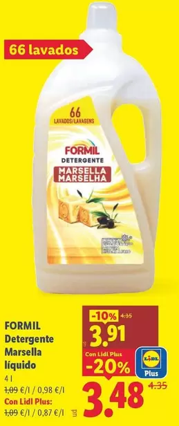 Formil - Detergente Marsella Líquido
