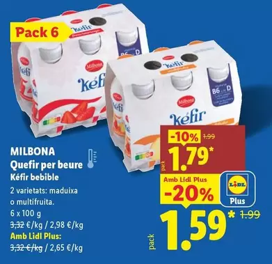 Milbona - Quefir Per Beure