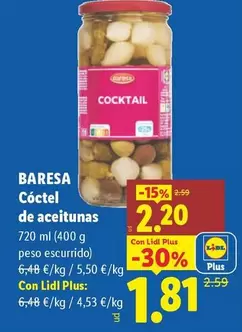 Baresa -  Cóctel De Aceitunas 