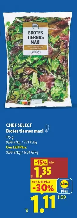 Chef Select - Brotes Tiernos Maxi