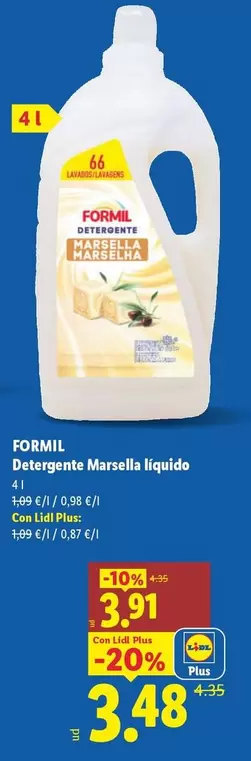 Formil - Detergente Marsella Liquido
