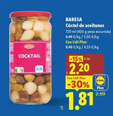 Baresa - Cocktail De Aceitunas