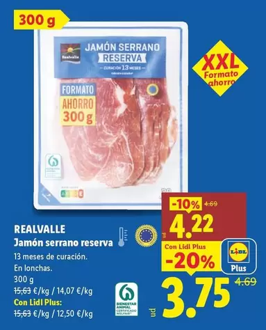 Realvalle - Jamon Serrano Reserva