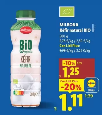 Milbona - Kefir Natural Bio