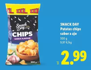 Snack Day - Patatas Chips Sabor A Ajo