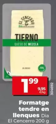 Dia El Cencerro - Queso Tierno En Lonchas 