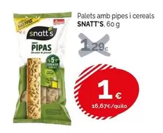 snatt's - Palets Amb Pipes I Cereals