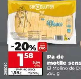 El Molino De Dia - Pan De Molde Sin Gluten