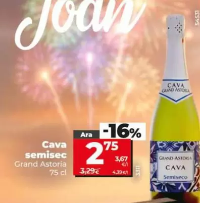 Grand Astoria - Cava Semisec