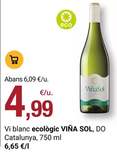 Viña Sol - Vi Blanc Ecològic