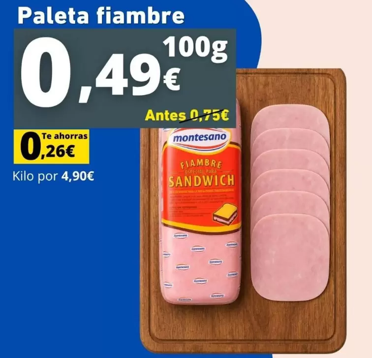 Montesano - Paleta Fiambre