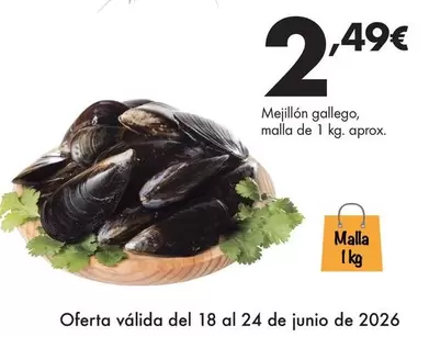 Mejillon Gallego, Malla