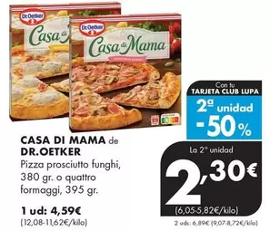 Dr Oetker - Casa Di Mama Pizza Prosciutto Funghi