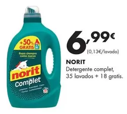 Norit - Detergente Complet 35 Lavados + 18 Gratis