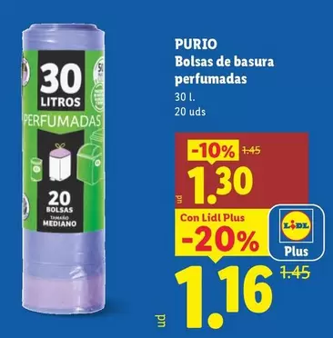 Purio - Bolsas De Basura Perfumadas