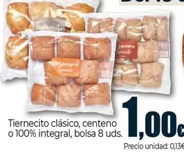 Tiernecito Clásico, Centeno O 100% Integral