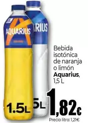Aquarius - Bebida Isotónica De Naranja O Limón