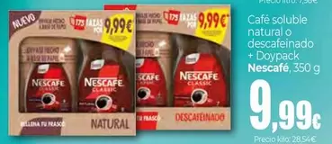 Nescafé - Cafe Soluble Natural O Descafeinado