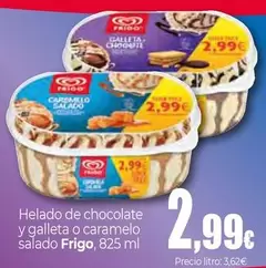 Frigo - Helado De Chocolate Y Galleta O Caramelo Salado 