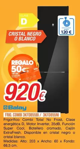 Samsung - Frig. Combi Total No Frost 3KFD855BI/3KFD855NI