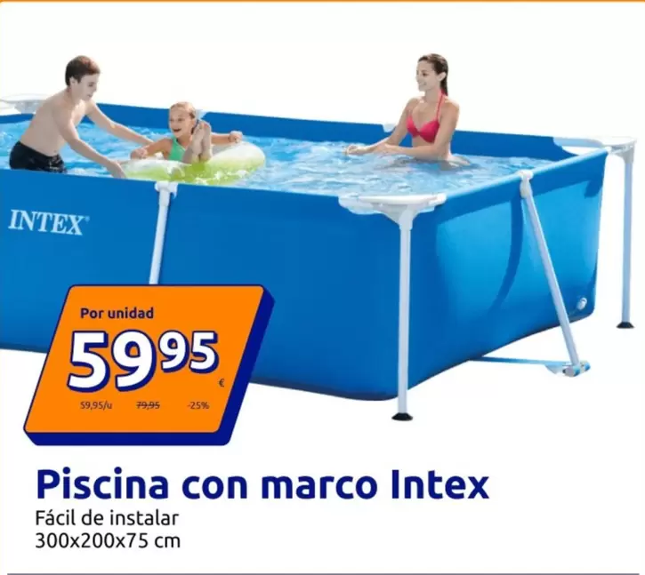 Intex - Piscina Con Marco