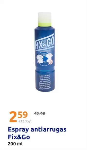 Fix&Go - Espray Antiarrugas