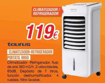 Taurus - Climatizador-refrigerador Portatil R8501