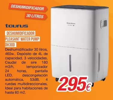 Taurus - Deshumidificador 30 Litros