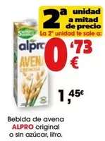 Alpro - Bebida De Avena Original O Sin Azucar