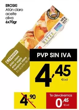 Eroski - Atún Claro Aceite Oliva