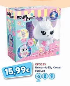Style - Unicornio Diy Kawaii Con Luz
