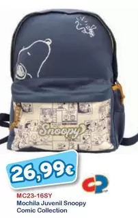 snoopy - Mochila Juvenil Snoopy Comic Collection