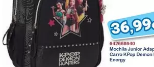 Energy - Mochila Junior Adapta Carro Kpop Demon Hu