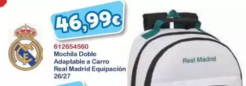 Real Madrid - Mochila Doble Adaptable A Carro Equipacion 2627