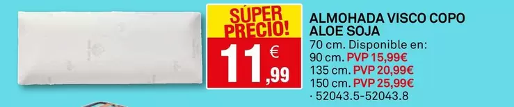 Almohada Visco Copo Aloe