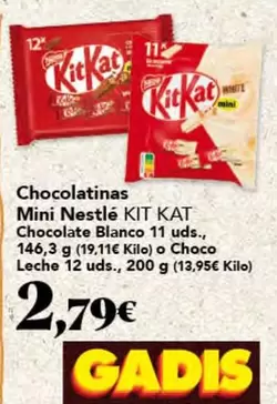 Nestlé - Chocolatinas Mini Chocolate Blanco