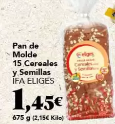 Ifa Eliges - Pan De Molde 15 Cereales Y Semillas