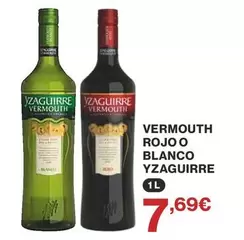 Yzaguirre - Vermouth Rojo O Blanco