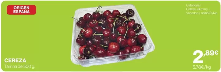 origen - Cereza
